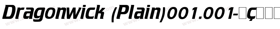 Dragonwick (Plain)001.001字体转换